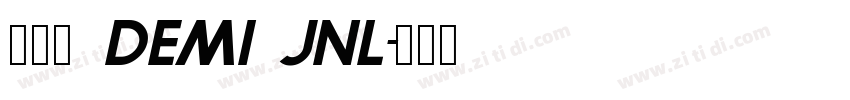 触控笔 Demi JNL字体转换